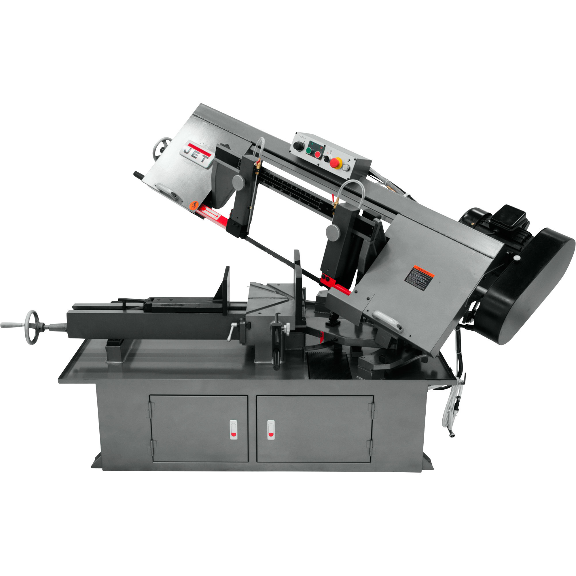 JET Horizontal/Vertical Geared Head Metal Cutting Band Saw — 8in. x